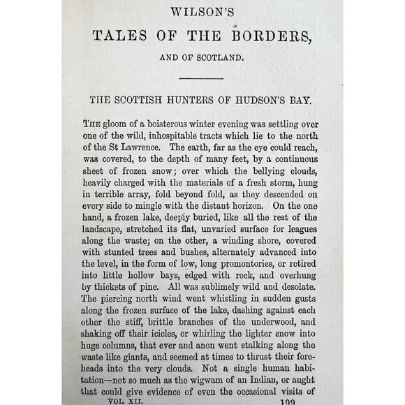 Wilson's Tales Of The Borders 1888 Scottish Victorian Historical Fiction HC E63 - Picture 5 of 7